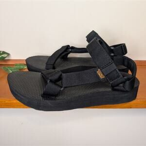 Teva Flatform Universal Platform Sandals – Black – Women’s Size 7